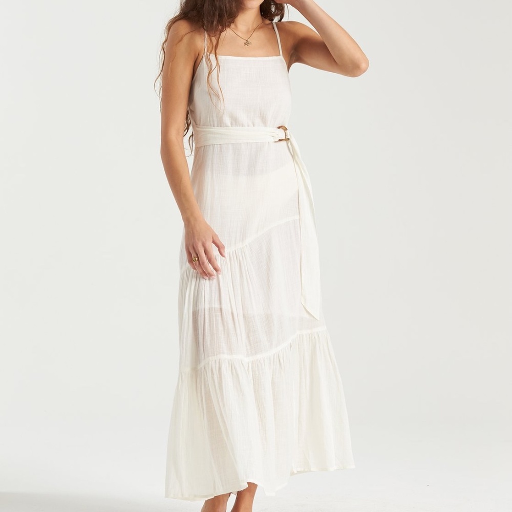 NEW NWT 100% Cotton Billabong Island Spirit Maxi Dress - Picture 4 of 12
